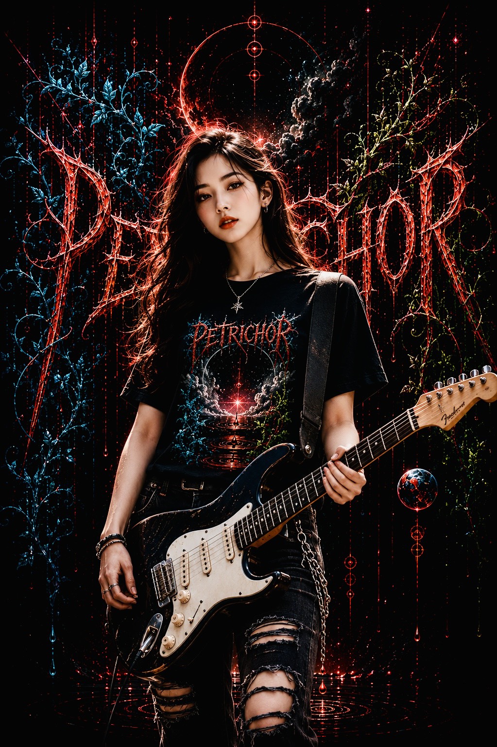 HANGINNOVA Metal Guitarist Model